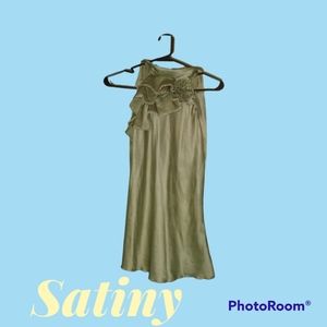 Satin #vintage top New w/ tag